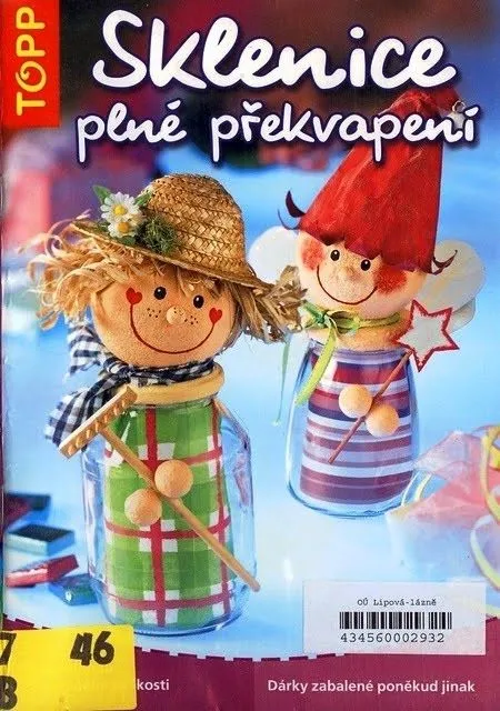 Manualidades :Frascos decorados :