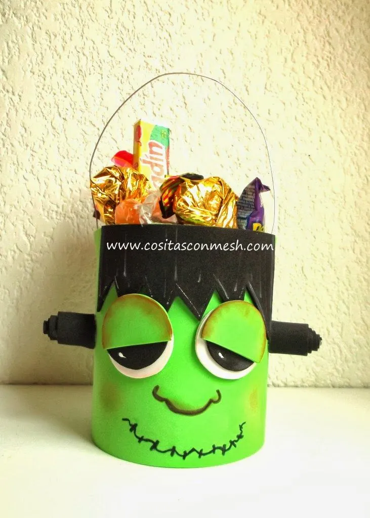 Manualidades halloween con latas recicladas : cositasconmesh