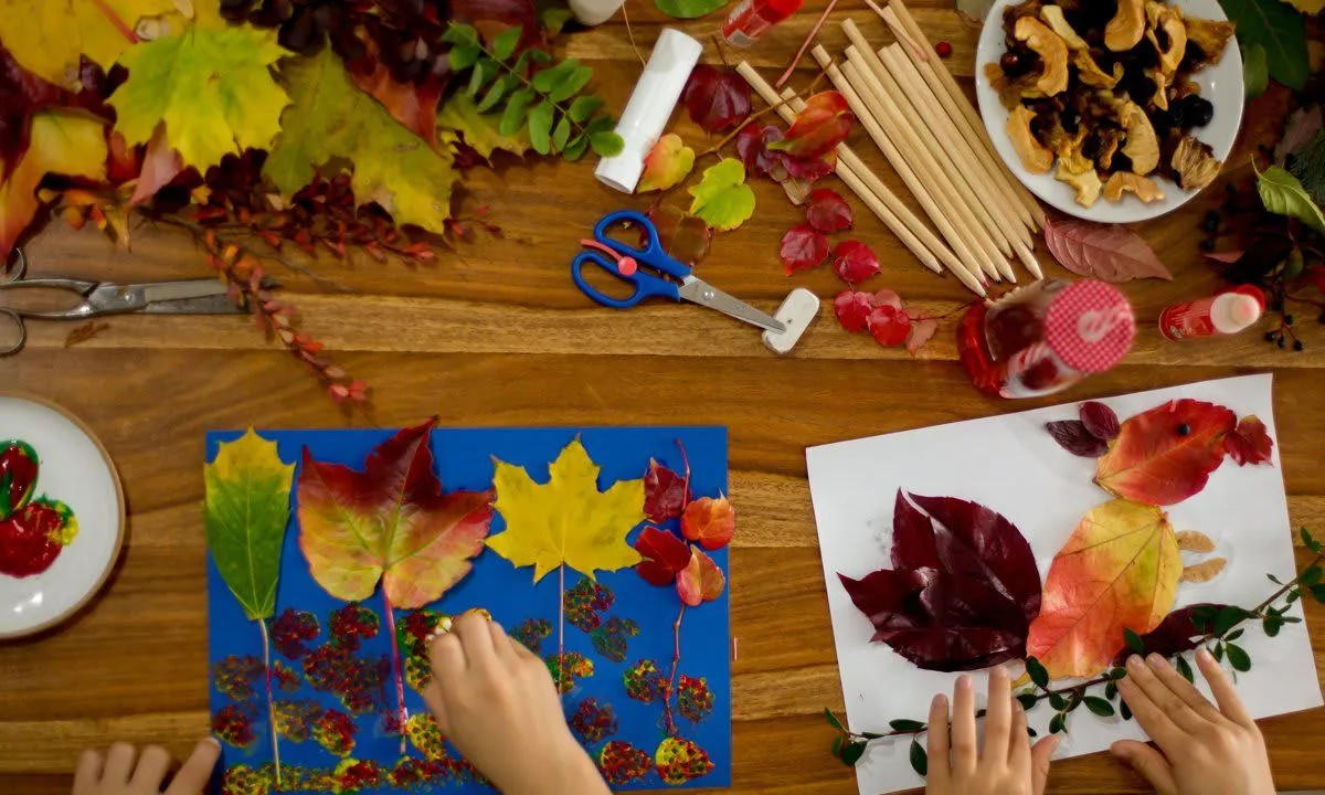 Manualidades con hojas de árboles para el otoño - Foto 1