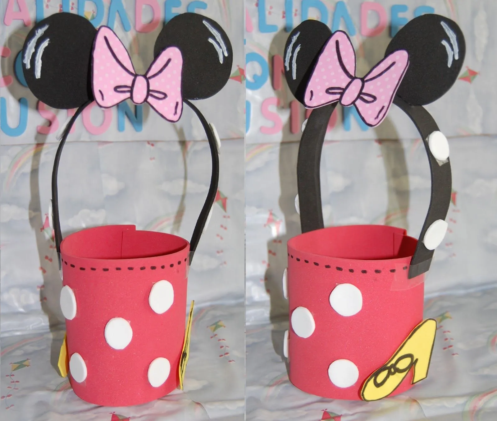 Manualidades con ilusion: DULCEROS MICKEY Y MINNIE MOUSE | llevar ...