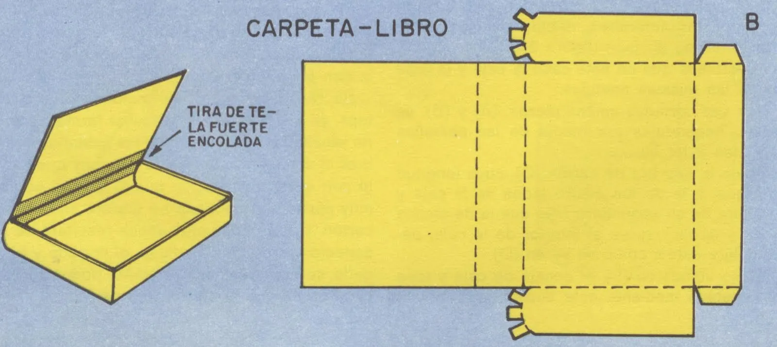 Manualidades infantiles: Carpeta libro de carton