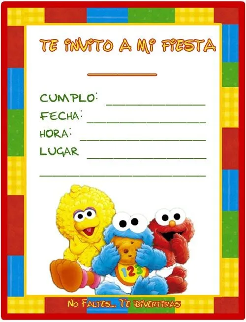 MANUALIDADES: INVITACIONES DE CUMPLEAÑOS PARA NIÑOS