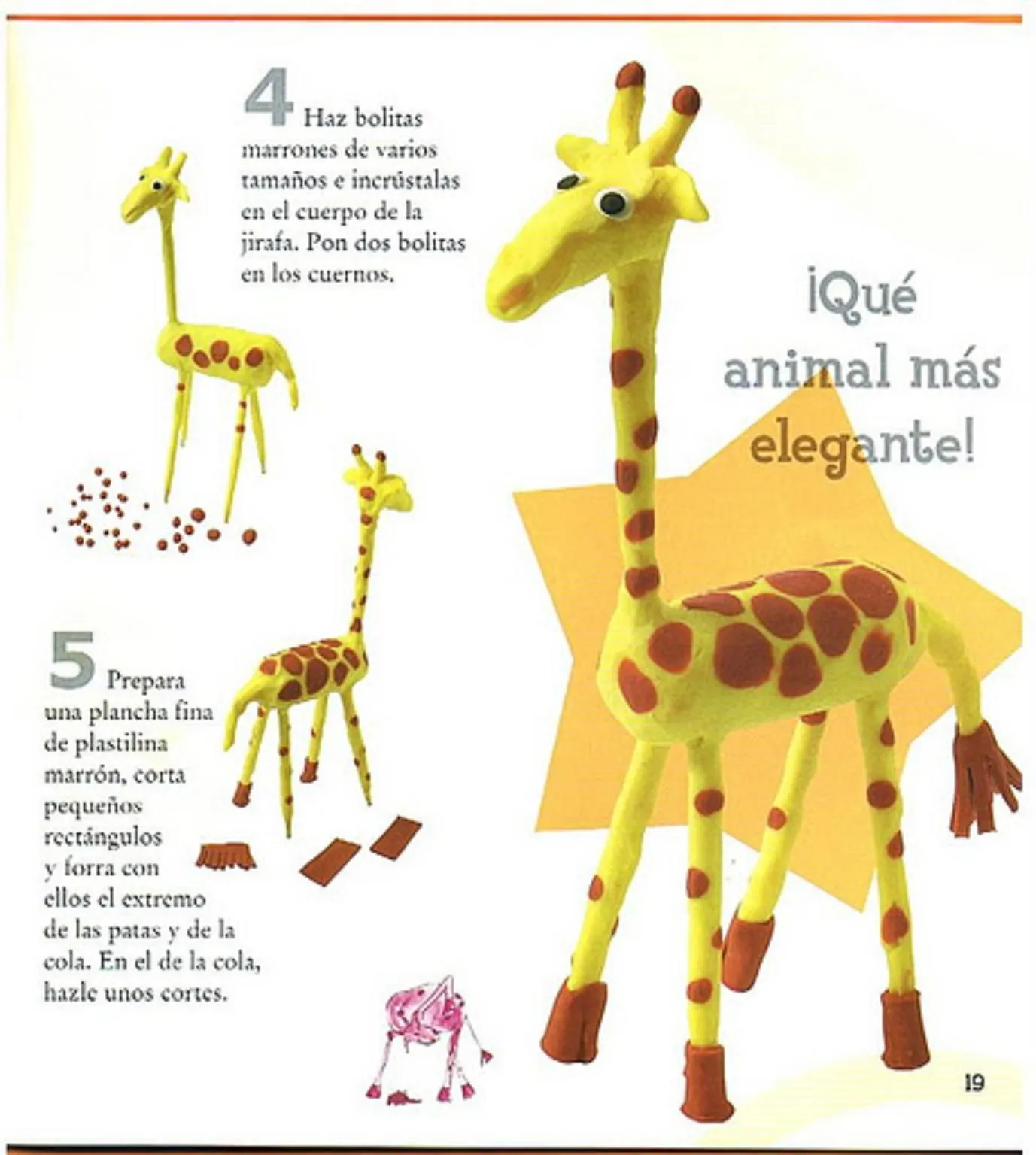 Manualidades de jirafas para niños - Imagui