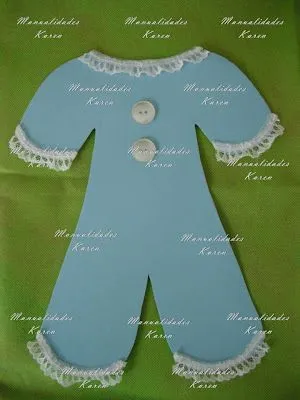 Manualidades Karen: Mameluco Adorno Para Baby Shower