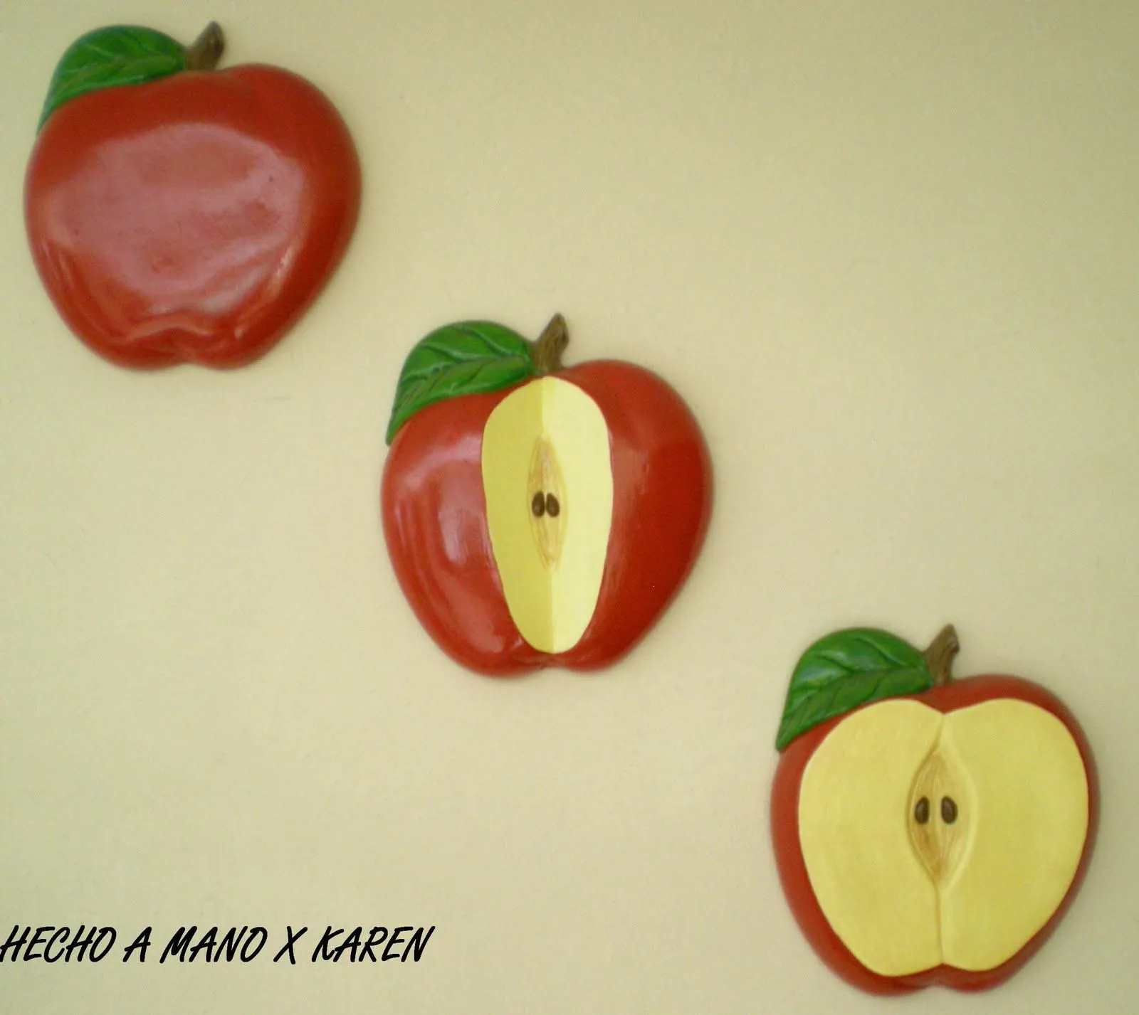 Manualidades Karen: Manzanas de pared