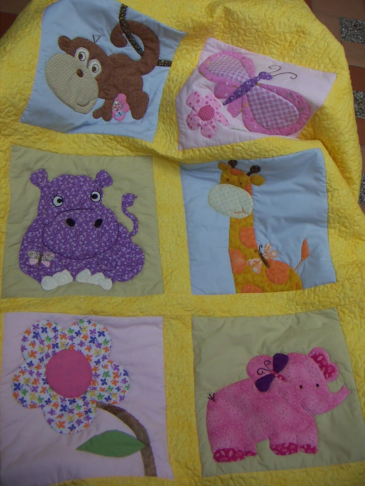 Manualidades laviejitaines: Mas patchwork para el cuarto de niños