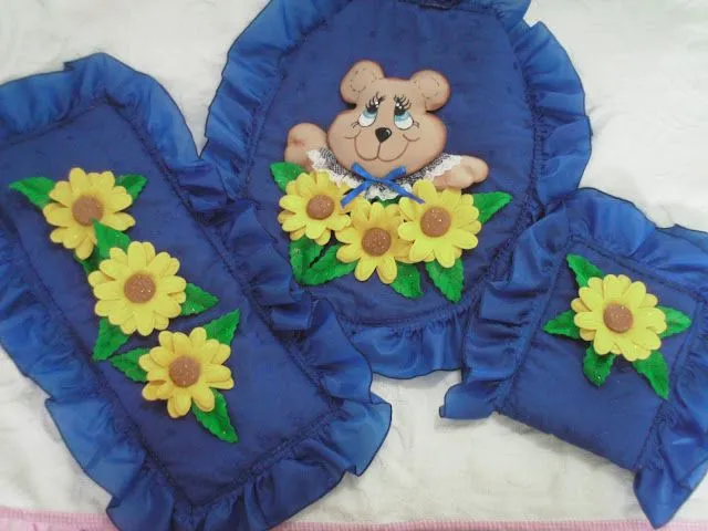 Manualidades Luna Clara: Lenceria pra baños