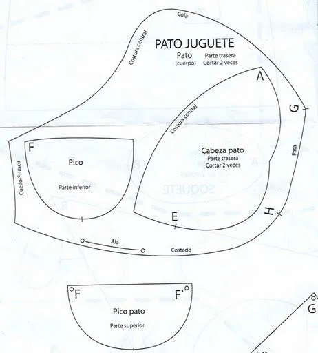 Como hacer una trompa de pato con fomi - Imagui