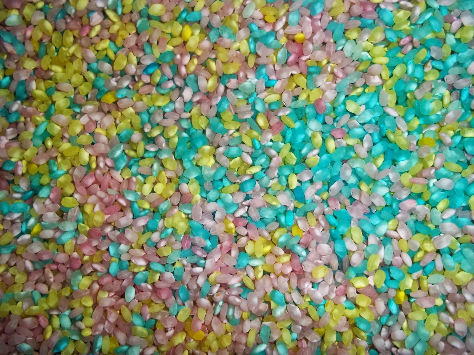 Manualidades de una maestra en prácticas: Arroz de colores