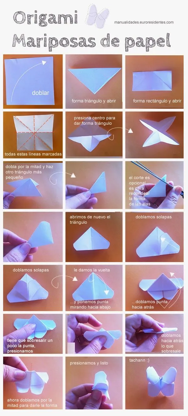 Manualidades: Cómo hacer mariposas de papel fácil y rápido