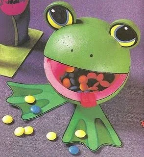 Mis manualidades y mucho mas: Sapo Confitero - Para tu fiesta-