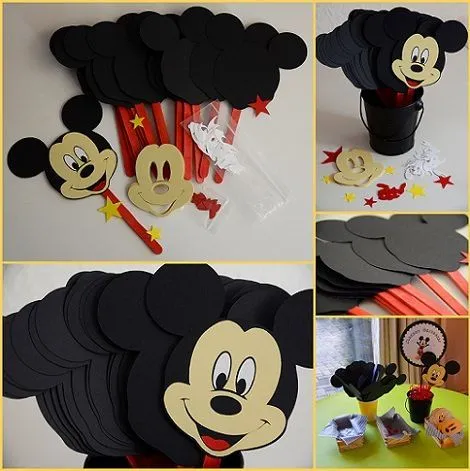 manualidades de mickey mouse para hacer con los niños | Cumples ...