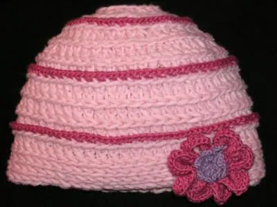 Mil Ideas Creativas: Como tejer gorro de lana con 2 agujas y crochet