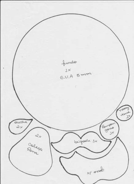 Patrones de manualidades navideñas - Imagui