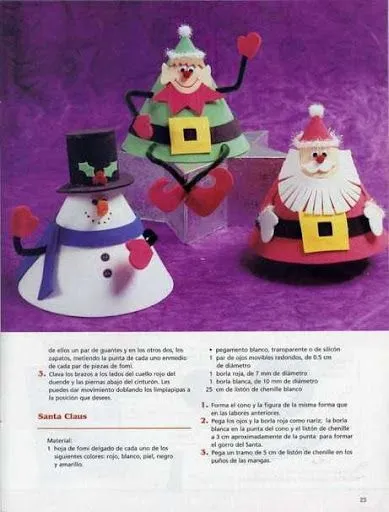 Manualidades en fomi para Navidad - Imagui