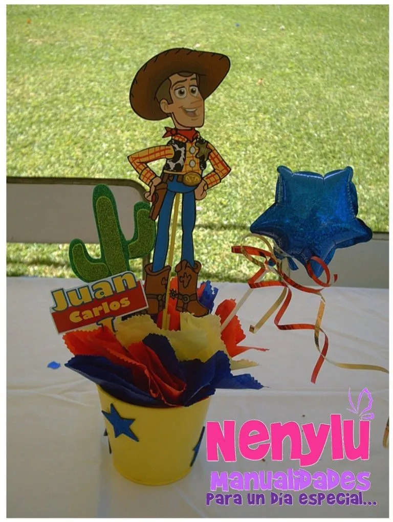 MANUALIDADES NENYLÚ: CENTROS DE MESA DE TOY STORY