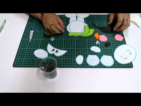 Manualidades: Osito Navideño en Fomi, Goma Eva, Microporoso (Craft ...