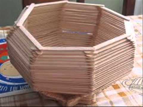 Manualidades con palitos de helado 2 - YouTube