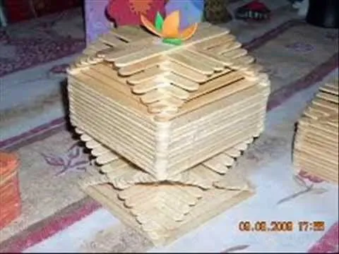 Manualidades con palitos de helado 7 - YouTube