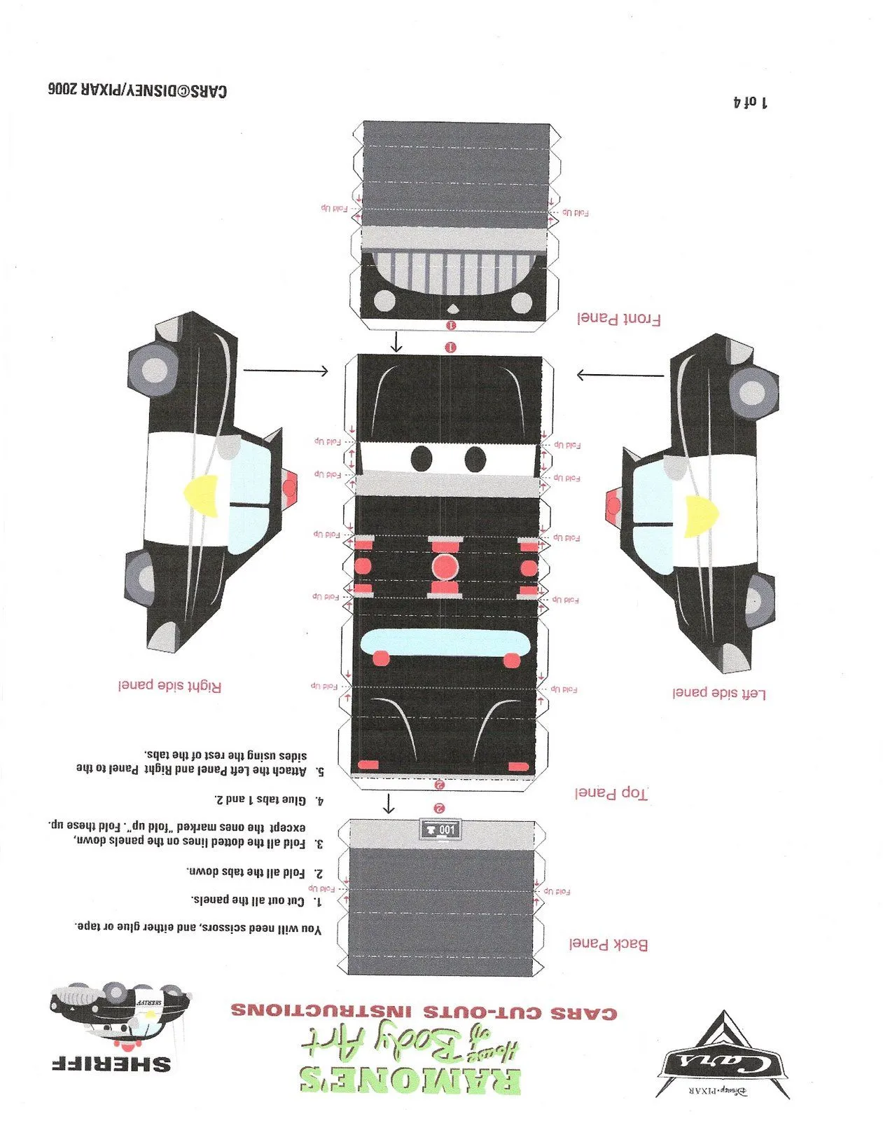 LAS MANUALIDADES DE PANCHITA: ARMABLES CARS