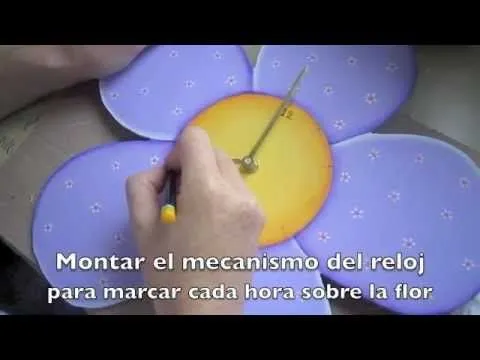 Manualidades Paso a Paso. Reloj Infantil. Pintura Country - YouTube