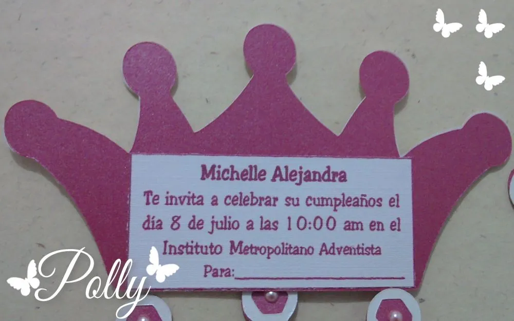 Manualidades Polly: Cumpleaños Princesas Disney