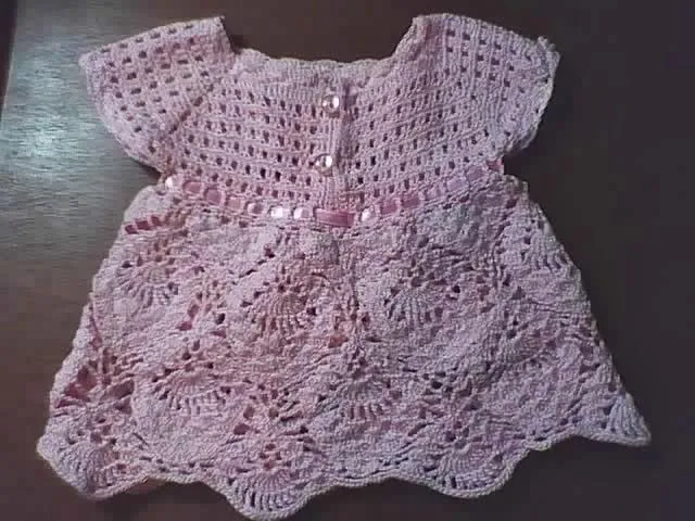 Manualidades y algo de psicología: Vestido para bebe veraniega 0 ...