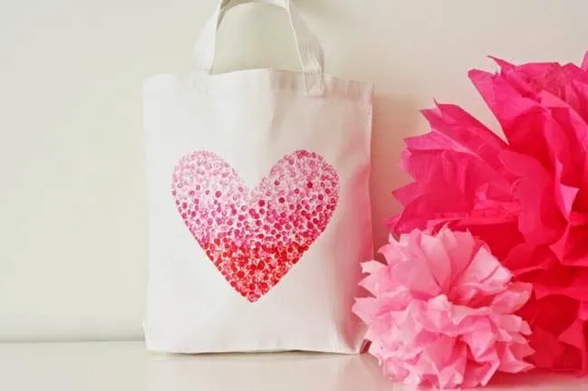 Manualidades para San Valentin - Lindo bolso con corazon | Un ...
