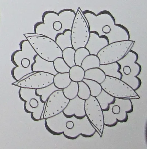 Manualidades Sencillas: Mandalas de flores