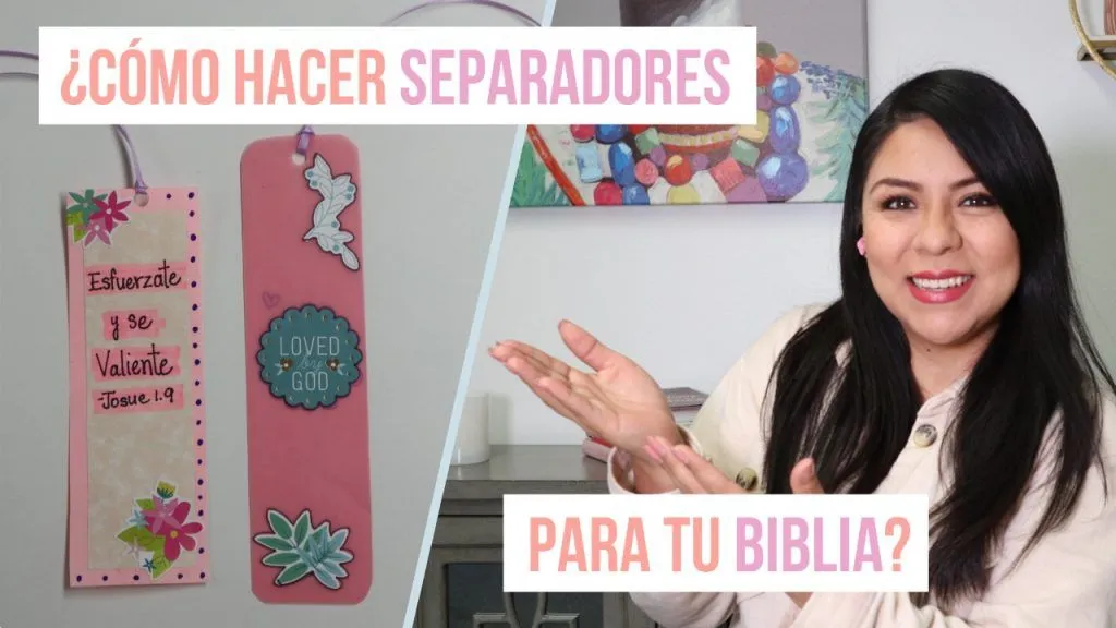 Manualidades | ✏️✂️ Separadores para biblia 