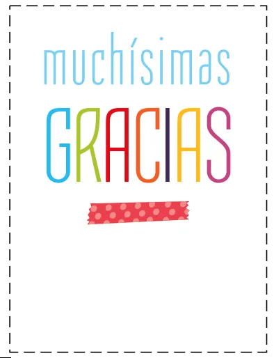 Manualidades: Tarjetas para dar las gracias