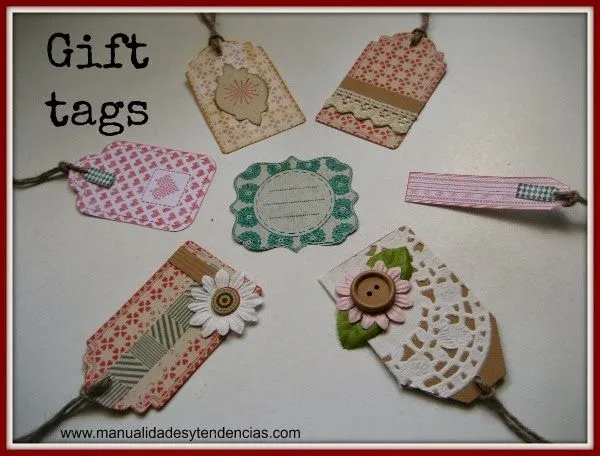 Manualidades y tendencias: Scrapbooking: Etiquetas para regalos ...