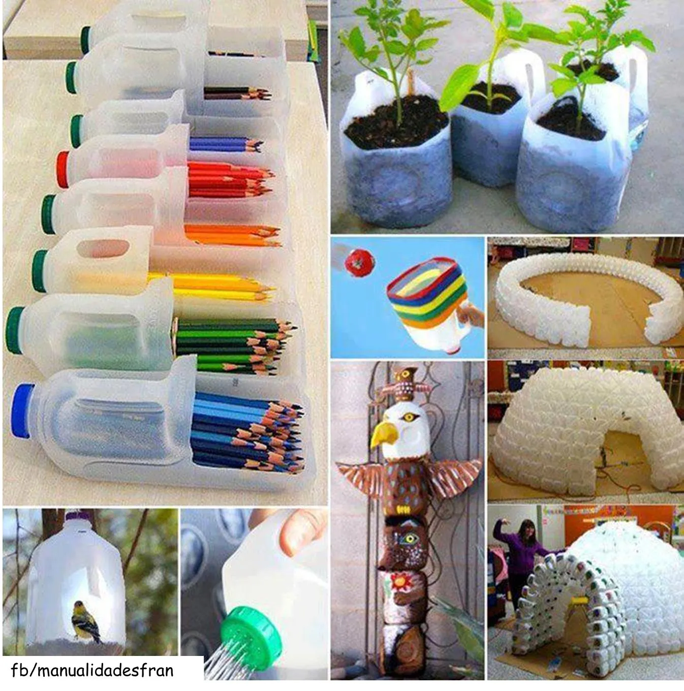 ECO-SOLUCIONES: ALGUNAS MANUALIDADES CON MATERIAL RECICLADO