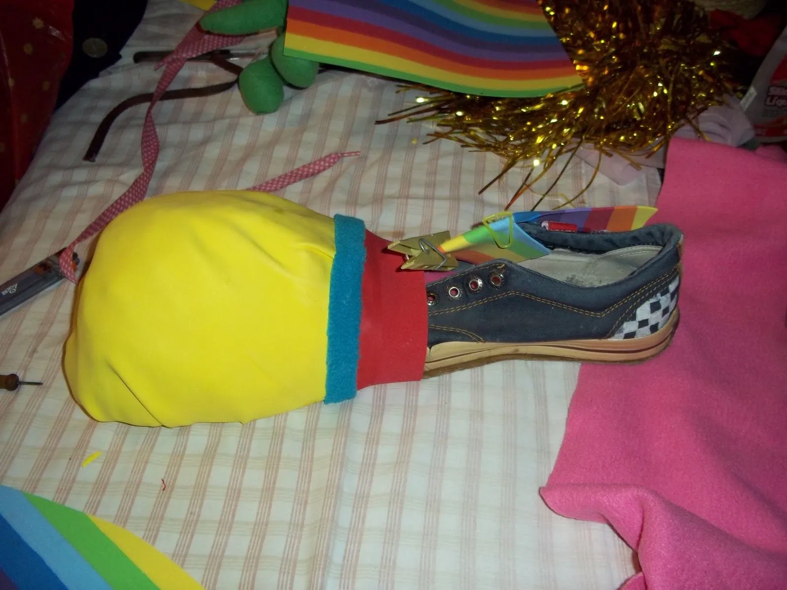 Mis manualidades: Zapato de payaso- como hacerlo