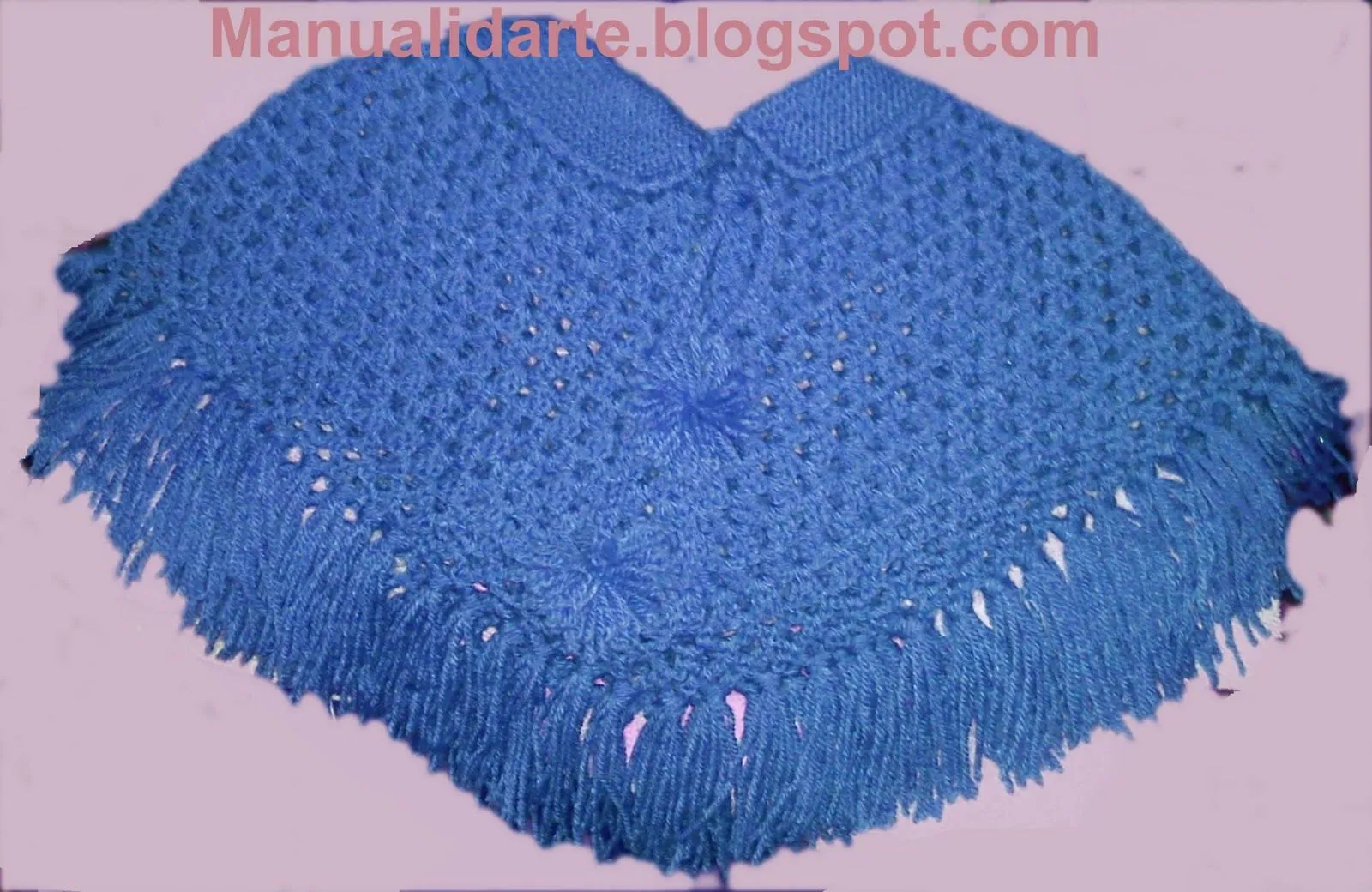 ManualidArte: Ponchos para bebé crochet