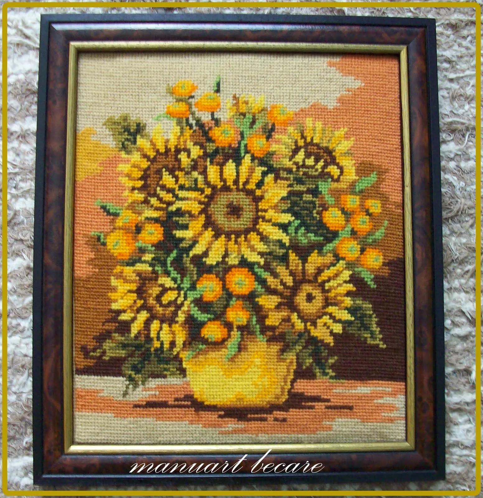 MANUART BECARE: CUADRO DE GIRASOLES