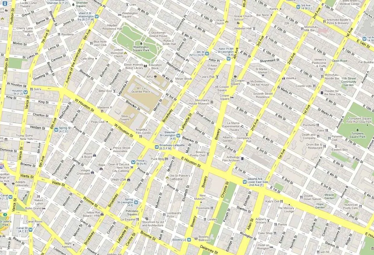 Map Google Nyc