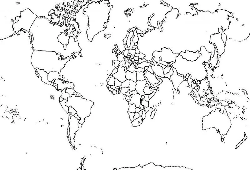 Map Quiz: Países del mundo (geografía - 5º - Educación primaria - paises  del mundo)