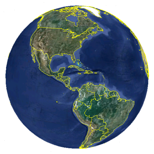 Mapa de América, donde está América, queda, encuentra, ubicación ...