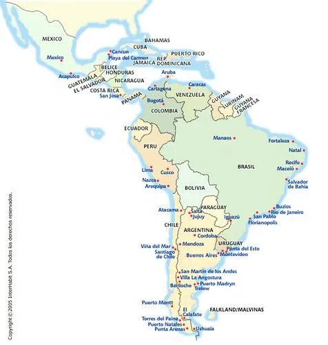 Mapa América Latina (Latin America map) | Flickr - Photo Sharing!
