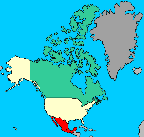 Mapa de América del Norte (Norteamérica): países y capitales ...