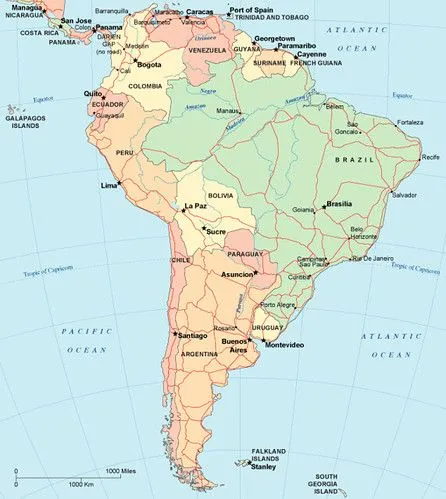 Mapa de América del Sur | Flickr - Photo Sharing!