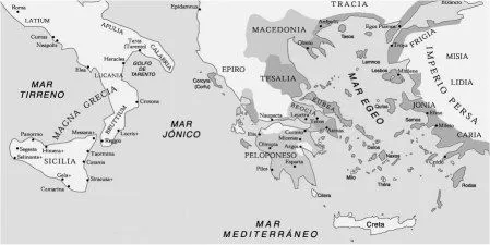 Mapa Antigua Grecia - JoBSPapa.