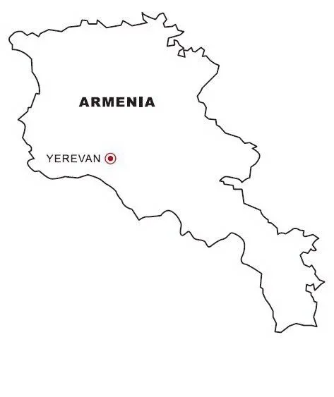 LAMINAS PARA COLOREAR - COLORING PAGES: Mapa y Bandera de Armenia ...