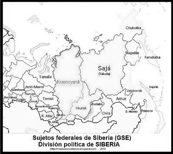 Mapa de asia en blanco - Imagui