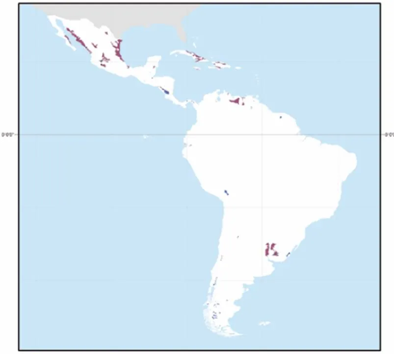 Mapa de la distribución de Los Vertisoles en América Latina y el ...