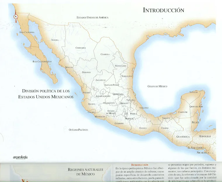 Mapa con division politica mexico - Imagui