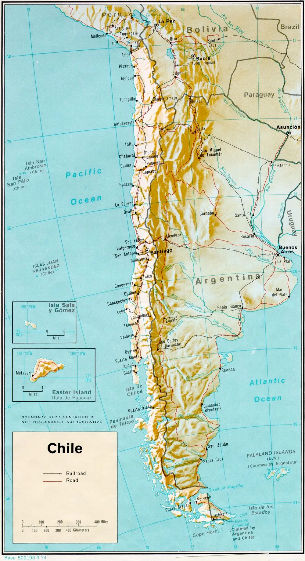 Mapa do Chile - mapa de Chile - map of Chile | Flickr - Photo Sharing!