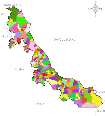 División municipal. Veracruz