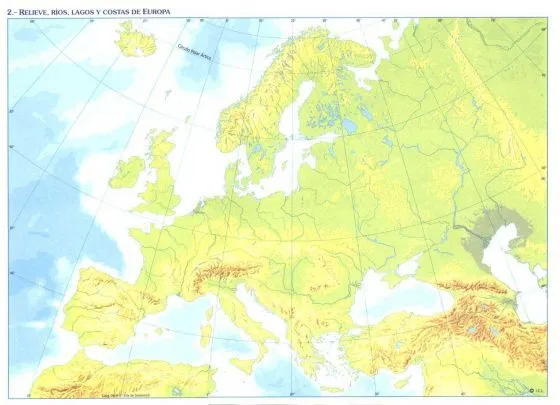 Mapa físico interactivo de Europa - Didactalia: material educativo